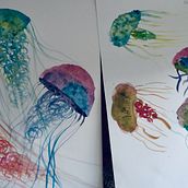 Mi Proyecto del curso: Técnicas modernas de Acuarela. Ilustração tradicional projeto de Mariana Bolzi - 20.10.2018