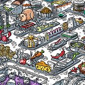 Illustration for Eyeyah! Magazine (Singapur). Un proyecto de Ilustración tradicional e Ilustración digital de Javier Arrés - 20.10.2018