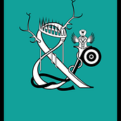 Ilustración Tipográfica. Traditional illustration, Vector Illustration, T, and pograph project by Carlos de Luis Araújo - 06.22.2017
