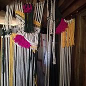 Mi Proyecto del curso: Introducción al macramé: creación de un tapiz decorativo. Arts, and Crafts project by sacri38 - 10.23.2018
