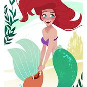 Mi Proyecto del curso: Animación 2D con Toon Boom Harmony- La Sirenita. Een project van Animatie y 2D-animatie van Erik Rábago Lorca - 26.11.2015