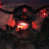 Concept art: Nazi Octopus Attack. Concept Art, and Digital Illustration project by Pedro Alonso Cascallana - 10.23.2018