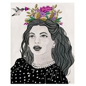 sweet nectar. Drawing project by mayte Aquino - 10.23.2018