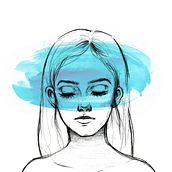 · I haven't found a drop of water ·. Projekt z dziedziny  R, sunek, R, sunek ołówkiem,  R, sunek art, st, czn, Portret, Trad, c, jna ilustracja, Ilustracja c i frowa użytkownika Leticia Platero Suárez - 24.10.2018