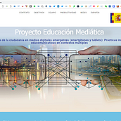 proyecto-educmedia.es. Cop, writing, and Web Design project by Enrique Ruiz Prieto - 07.24.2018