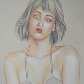 Mi Proyecto del curso: Ilustración con pastel y lápices de colores. Fine Arts, Drawing, Portrait Drawing, and Traditional illustration project by Maitane Andueza - 10.24.2018