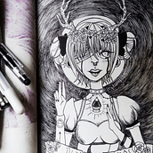 2017. Concept Art e Ilustração tradicional projeto de Alex Senyazen - 04.09.2017