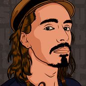 Vector. Brandon Boyd.. Comic, Design, Graphic Design, Traditional illustration, Digital Illustration, and Vector Illustration project by Luis Barón - 10.25.2018