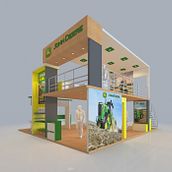 John Deere - Stand 3D. 3D, Architecture & Industrial Design project by David Castillo - 10.25.2018