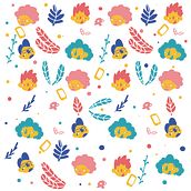 Urban Jungle Pattern. Een project van Digitale illustratie van Mariana Aravena - 25.10.2018