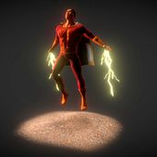 Shazam (3D Model). 3D Character Design project by Rolando Rodríguez - 07.10.2018