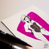 Inktober 2017. Een project van Ontwerp van personages y Traditionele illustratie van blanckandwhite - 30.10.2018