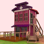 trabajo final, escenario de video juego. Un proyecto de 3D de humberto franco - 31.10.2018