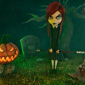 Trick or treat. 3D, Art Direction, and 3D Character Design project by Javier Gamero - 10.31.2018