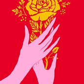 Rosa María. Traditional illustration, Drawing, Graphic Design, Digital Illustration, and Vector Illustration project by Angela Lopez Rafael - 10.31.2018