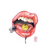 Dulce tentación  Ein Projekt aus dem Bereich Artistische Zeichnung, Realistische Zeichnung, Traditionelle Illustration und Aquarellmalerei von Elena Guerrero - 31.10.2018