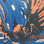 Para el proyecto final de este curso hice un set de prints. El vuelo del cuervo. The crows flight. Digital Drawing, Digital Illustration, Traditional illustration, and Printing project by Annika Sapper - 09.08.2020