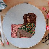 Retrato. Un progetto di Ricamo di Tatiana Castillo Arévalo - 02.11.2018