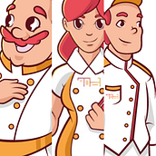 TH Characters. Character Design, and Vector Illustration project by Israel Trejo Cruz - 11.03.2018
