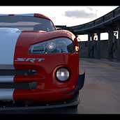 Dodge Viper SRT-10. Un proyecto de 3D, Creatividad, Diseño de automoción, Diseño de producto y Videojuegos de Gabriel Pajares Pérez - 03.07.2018