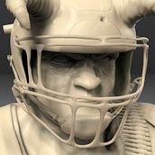 Postapocaliptic Warrior. 3D project by Gerardo Starna - 11.04.2018