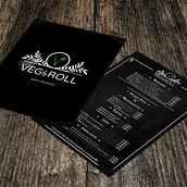 Bar vegano, Veg&Roll | Imagen Corporativa. Graphic Design project by Guillermo Gálvez Maldonado - 09.02.2016