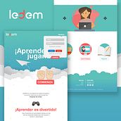 Ledem . Projekt z dziedziny Design, Web design i UX / UI użytkownika Diana Romero - 10.04.2018
