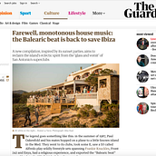 Publicación en la sección online de música del periódico británico The Guardian. Photograph project by Alba Haut - 09.23.2016
