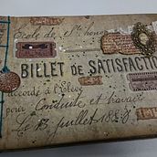 Primer álbum de scrap cosido japonés . Bookbinding project by Sarita Rodriguez - 11.06.2018