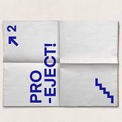 Pro-Éjection. Un projet de Br, ing et identité, Direction artistique , et Conception éditoriale de Irene Sierra - 06.11.2018
