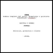 Guiones. Un proyecto de Cine, vídeo, televisión, Cómic, Stor y telling de Jórmest - 02.02.2015