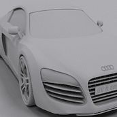 Audi R8. 3D project by Alvaro Guizado - 11.15.2017