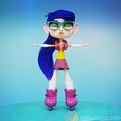 Shophie Roller 3D. Un progetto di 3D, Animazione, Modellazione 3D e Rigging di francisco Campos - 07.11.2018