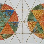 Mundos divididos. Een project van Collage, Naaiwerk,  Creativiteit y Aquarelschilderen van Laila Vazquez - 12.11.2018