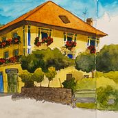 La casa del camino. Un projet de Dessin , et Aquarelle de heyder - 12.11.2018