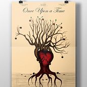 Afiche: Once Upon a Time. Un projet de Créativité, Dessin, Dessin au cra, on, Design , Design graphique, Illustration traditionnelle et Illustration numérique de Stephanie Kaltner - 06.06.2015