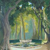 Pinturas ( Acrílico). Projekt z dziedziny Architektura krajobrazu i  Malarstwo użytkownika Marina León - 13.11.2018