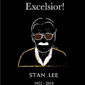 Stan Lee. Desenho, Design, Ilustração tradicional e Ilustração vetorial projeto de Lucy González - 14.11.2018