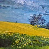 Paisajes, técnica de pintura al óleo, acuarela. Un projet de Beaux Arts, Pa, sagisme, Peinture , et Aquarelle de Catalina - 14.11.2018