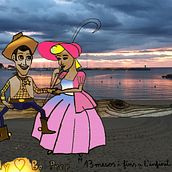 Woody & Bo Peep. Animation, Character Animation, Fine Arts, Comic, Creativit, Drawing, Pencil Drawing, and Artistic Drawing project by Joan Gasull - 11.14.2018