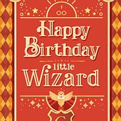✻ Harry Potter Card ✻. Un proyecto de Diseño, Diseño gráfico, Ilustración tradicional, Ilustración digital, Ilustración vectorial y Creatividad de Zindy López - 15.02.2018