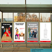 Campaña anti-Alcoholismo . Un proyecto de Diseño de carteles y Diseño gráfico de Angel Arturo Torres May - 15.11.2018