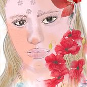 Mi Proyecto del curso: Retrato ilustrado en acuarela. Drawing, Pencil Drawing, and Traditional illustration project by Sylvia Rodriguez - 11.15.2018