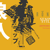 ·浪人· Sempaistilo´s ARTWORK PART II. The Design Part.. Graphic Design, and Traditional illustration project by Daniel Caballero - 11.17.2018
