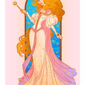 glinda. Un projet de Art conceptuel, Créativité, Dessin artistique, Design , Conception de personnages, Design graphique, Illustration traditionnelle, Illustration numérique et Illustration vectorielle de Gelmary Arauz - 18.11.2018