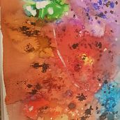 Mi Proyecto del curso: Técnicas modernas de Acuarela. Artesanato projeto de Angeles - 18.11.2018