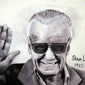 Gracias Stan Lee!!    Ein Projekt aus dem Bereich Traditionelle Illustration, Kino, Comic und Artistische Zeichnung von Jose Cavero Valencia - 19.11.2018