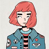 Pink people. Een project van Creativiteit, Tekening, Ontwerp, Traditionele illustratie, Digitale illustratie y Vectorillustratie van Gustavo Blanco Laya - 11.11.2017