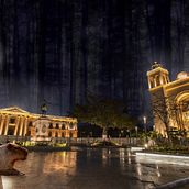 Luz en el centro de San Salvador. 3D, Character Animation, and Architecture project by alejandro_fuentes - 10.20.2018