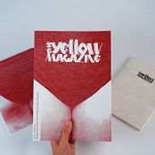 The Yellow Magazine + póster. Art Direction, Editorial Design, Writing, Printing, Photograph, Traditional illustration, Lettering, Screen Printing, Video, and Naming project by Elisenda Farrés - 06.20.2017